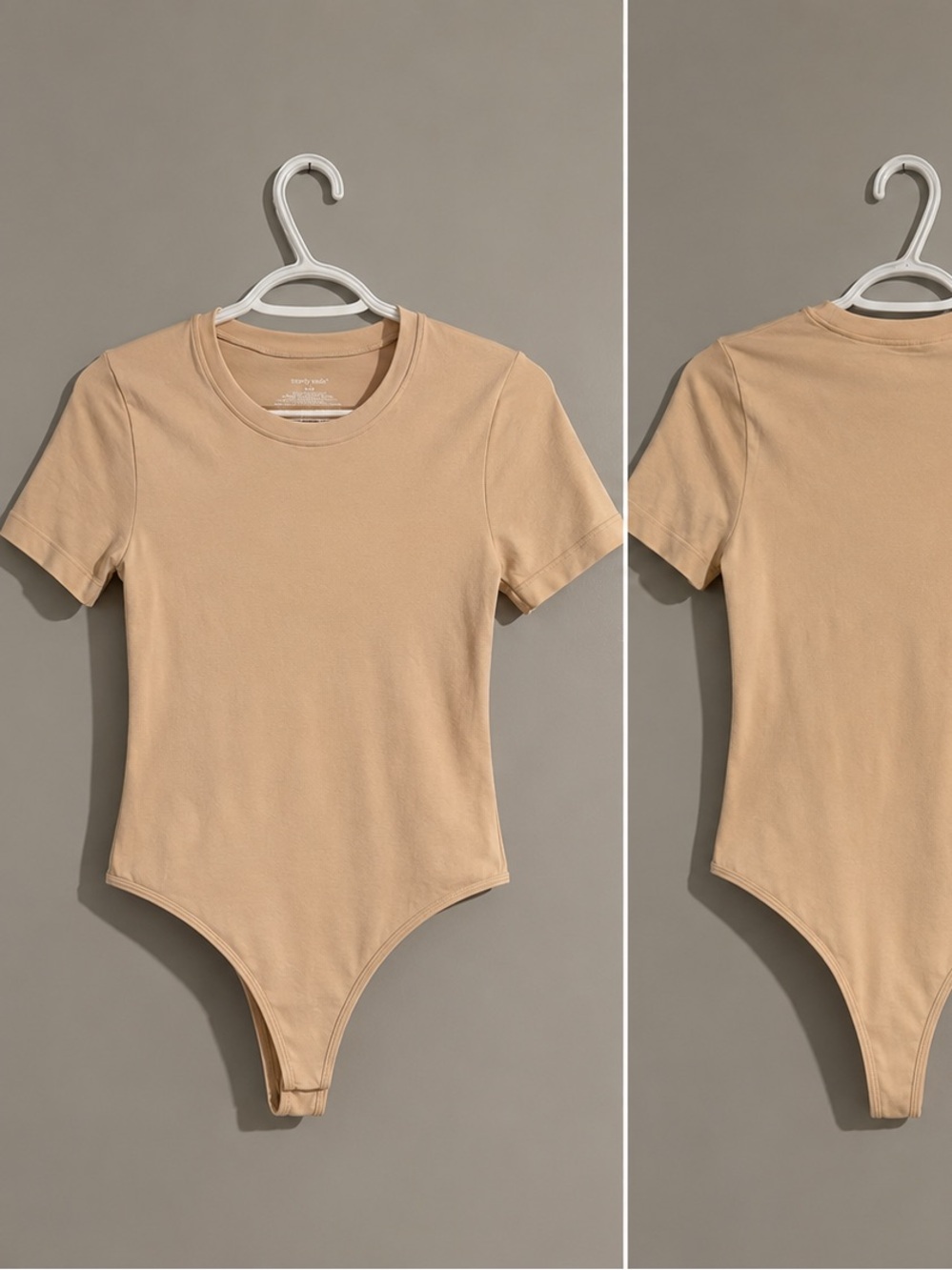 Nearly Nude Short Sleeve Bodysuit – Medium